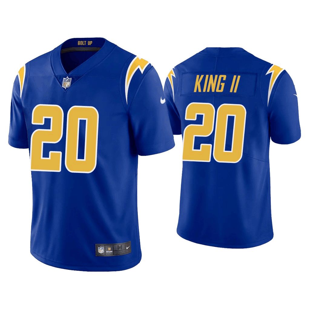 Men Los Angeles Chargers #20 Desmond King Nike Royal Limited NFL Jersey